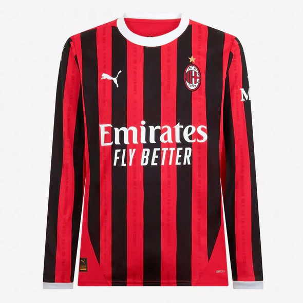 Tailandia Camiseta AC Milan 1st ML 2024-2025